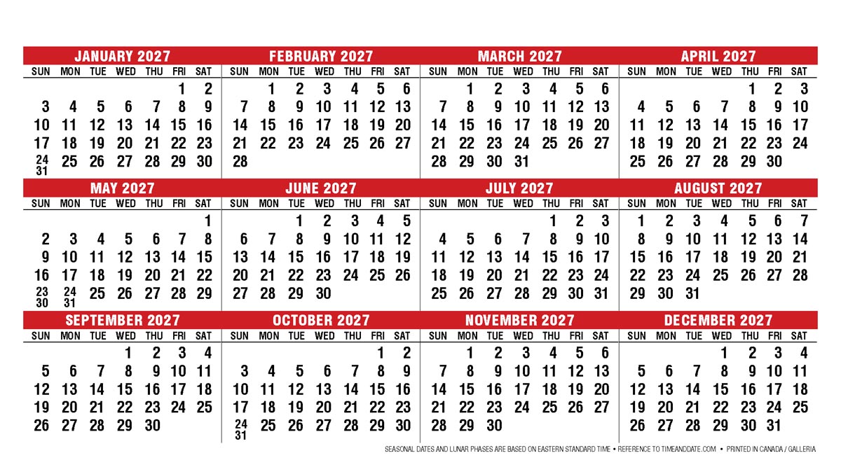 Galleria Canadian Scenic Promo Desk (Eng) Calendar - 2026